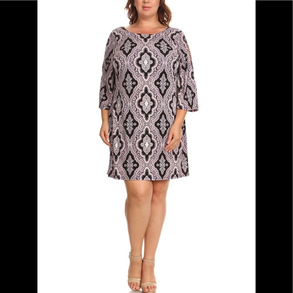 Luxology print dress